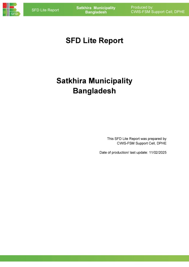 SFD (Lite) Report - Satkhira Municipality