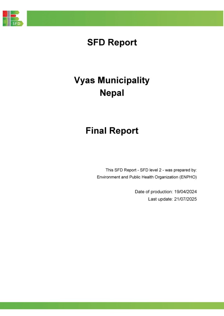 SFD (Level 2) Report - Vyas Municipality