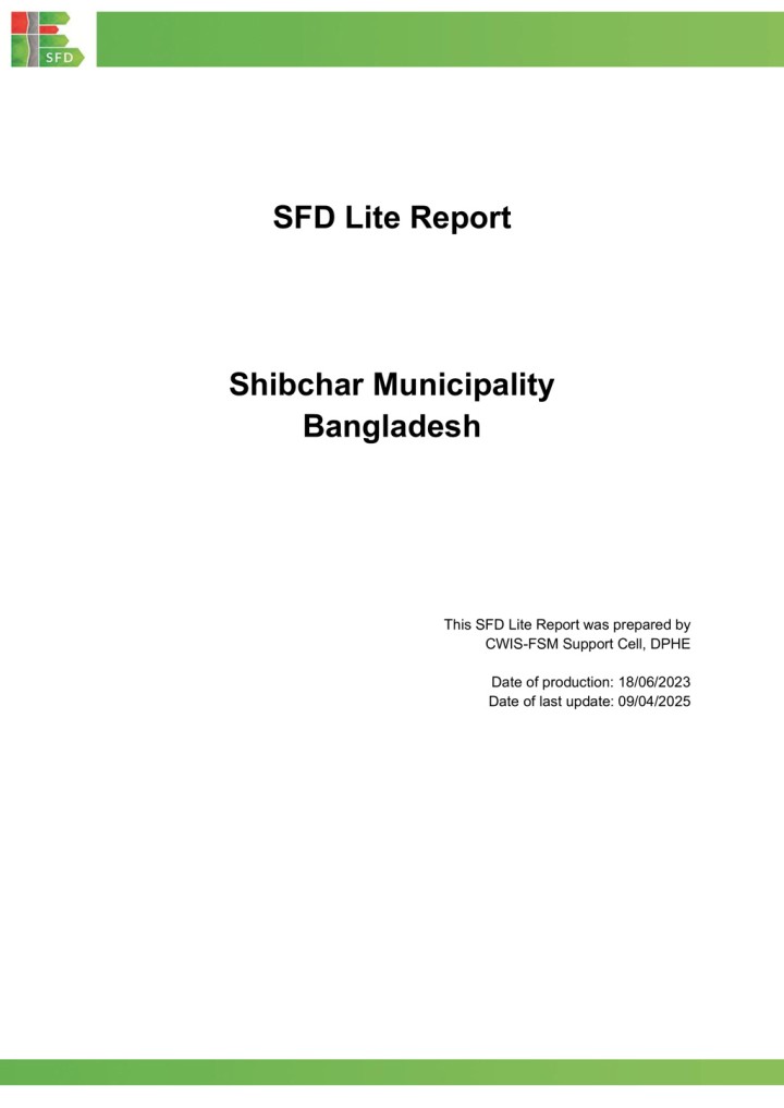 SFD (Lite) Report - Shibchar Municipality