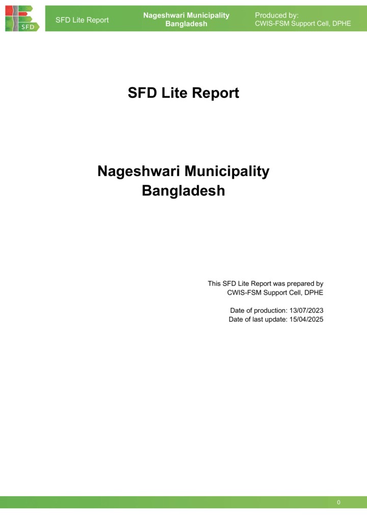 SFD (Lite) Report - Nageshwari Municipality