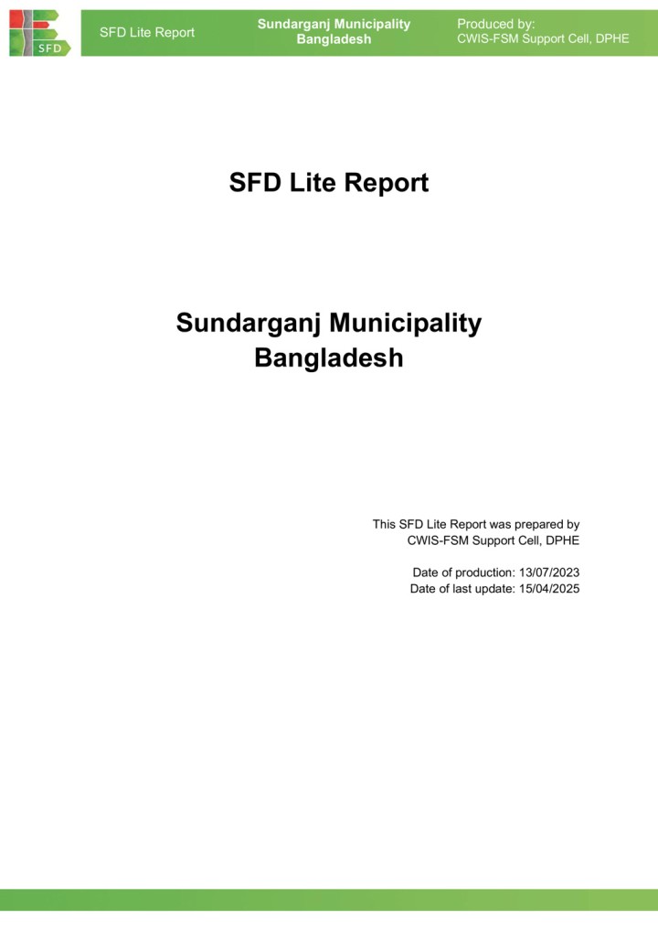 SFD (Lite) Report - Sundarganj Municipality