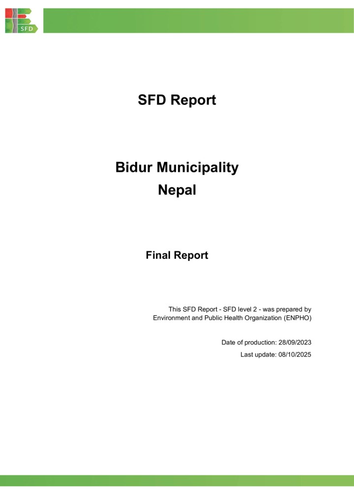 SFD (Level 2) Report - Bidur Municipality