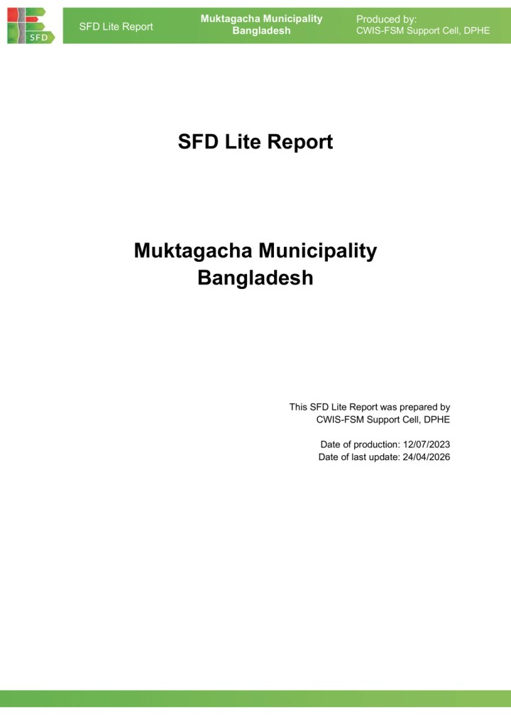 SFD (Lite) Report - Muktagacha Municipality